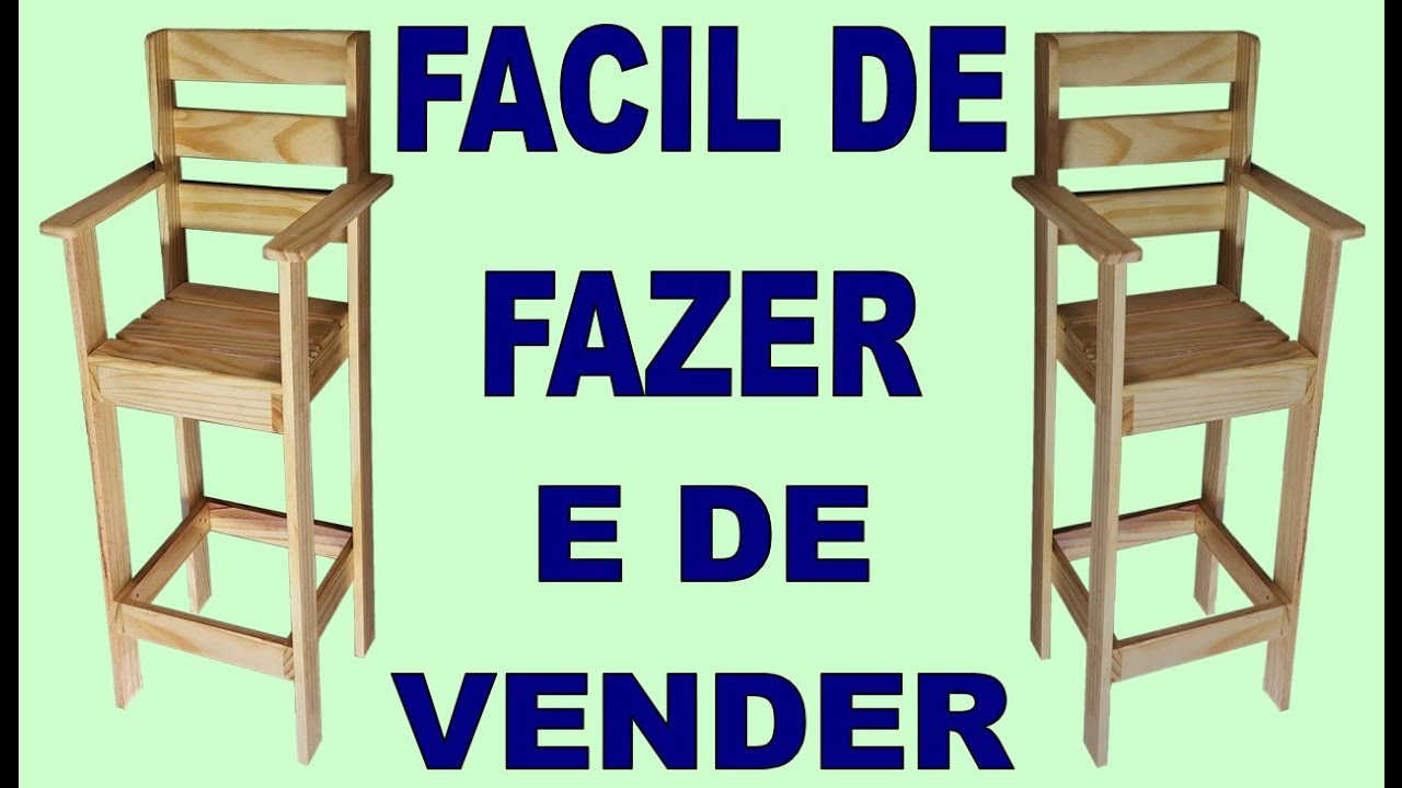 Cadeira de criança para restaurante, simples e bonita