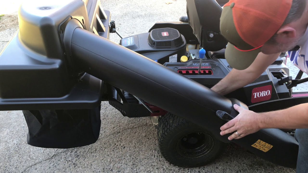 Комплект для сбора мусора Toro Timecutter — распаковка и установка — Часть 2
