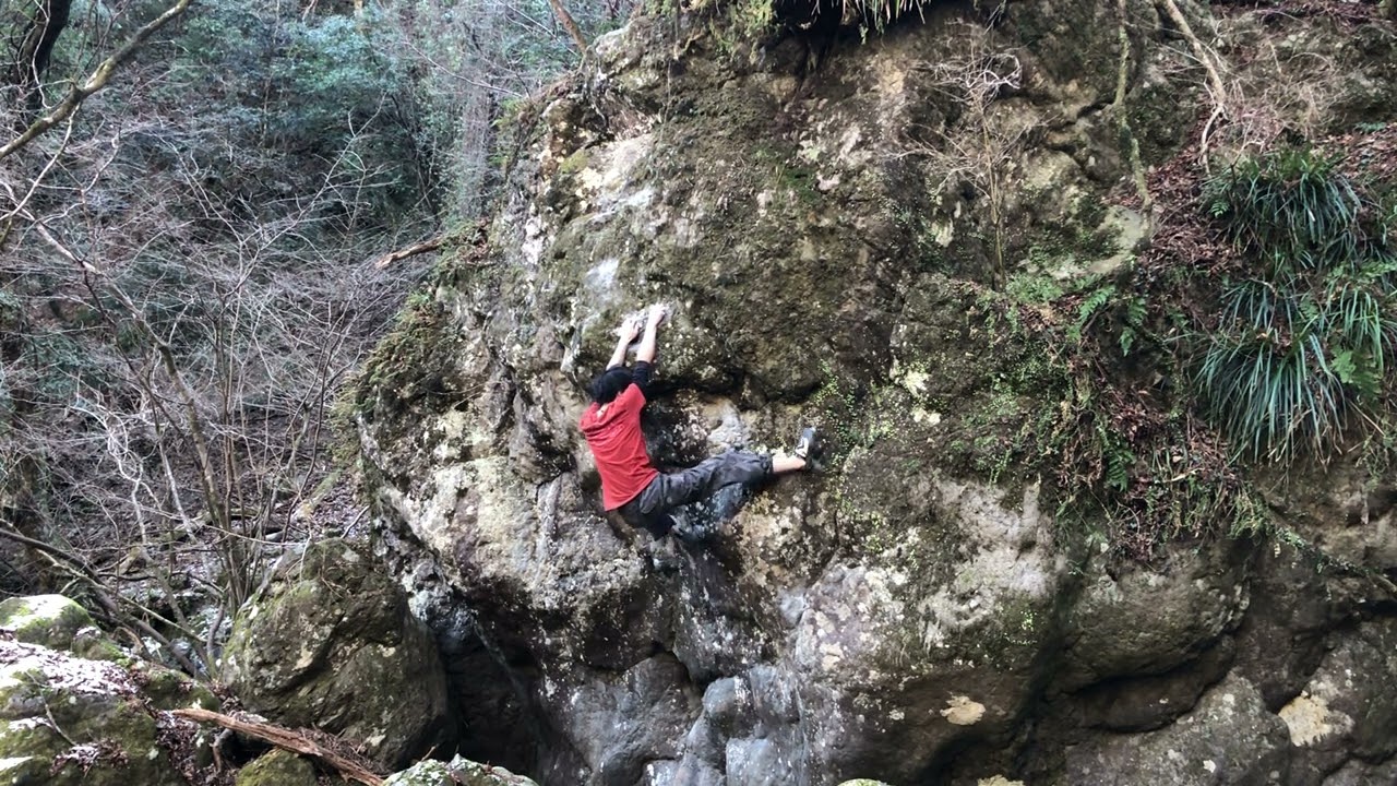 某岩場 傀儡 三段