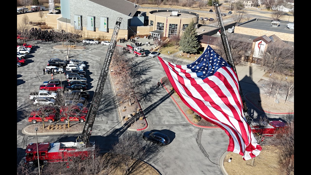 Omaha Fire Department Captain John Olson Funeral