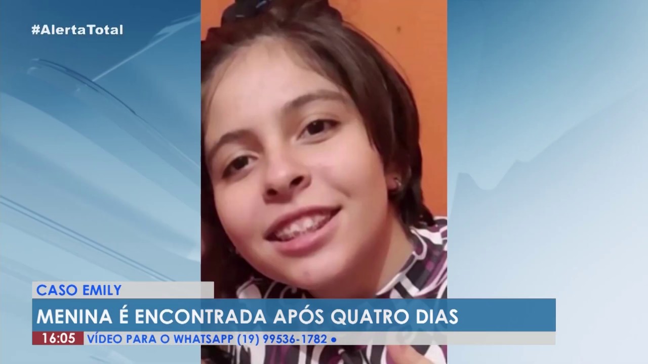Alerta Total - Menina Emily é encontrada após quatro dias desaparecida