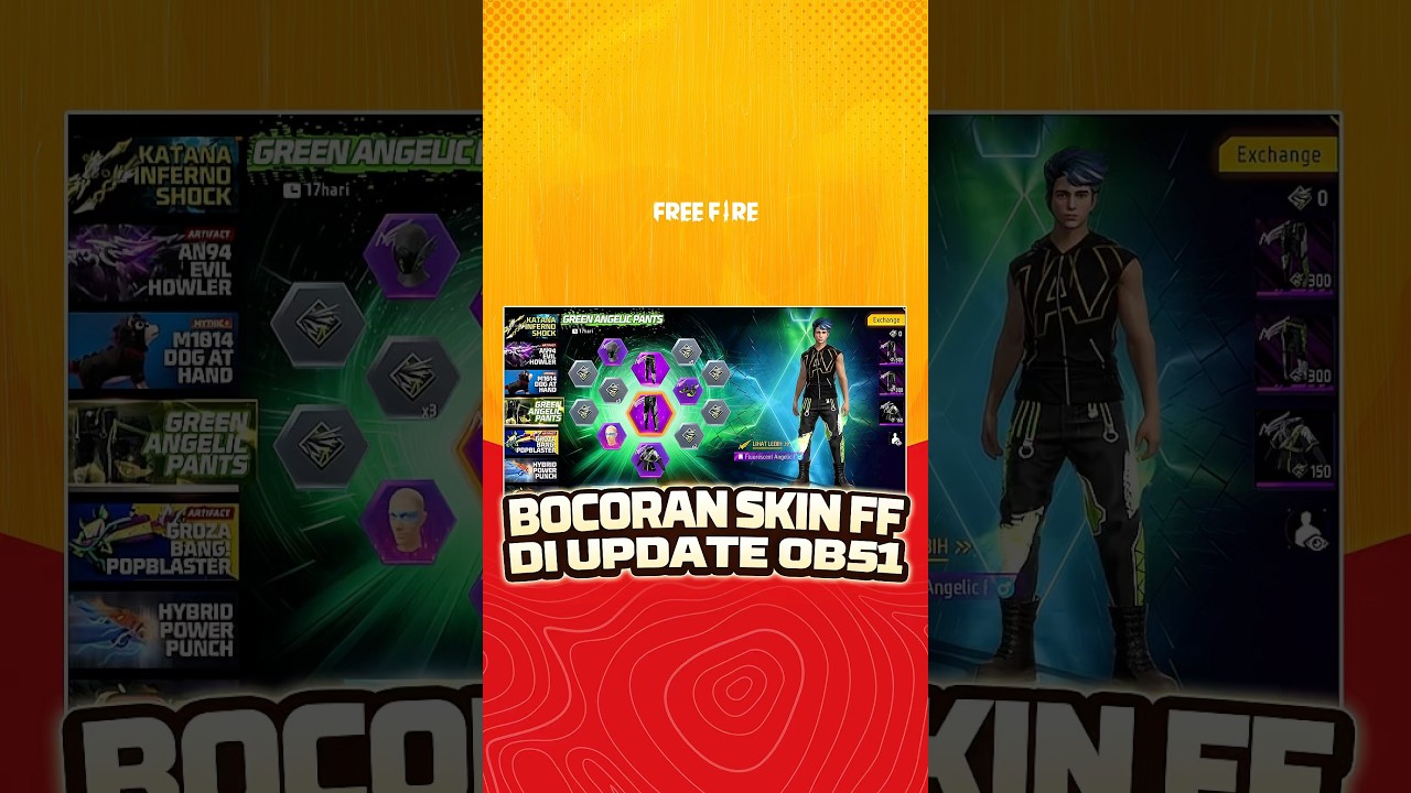 BOCORAN SKIN FF YANG AKAN RILIS DI OB51 ‼️🔥 #freefire
