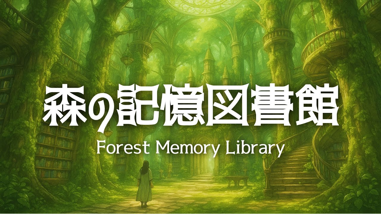【ケルト音楽】森の記憶図書館【読書用・睡眠用・作業用BGM】【1時間】【オリジナル曲】