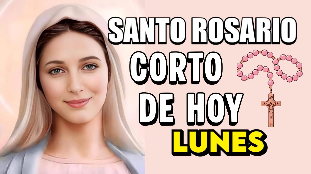Santo Rosario CORTO DE HOY 9 de Febrero 2026 LUNES🌸Misterios Gozosos 🌸Rosario a la Virgen María
