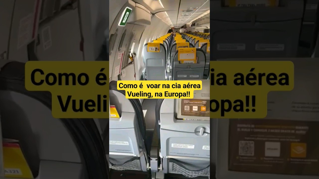 como &eacute; voar com a Vueling, na Europa #viajarbarato #vueling #eurotrip #cialowcosteuropa