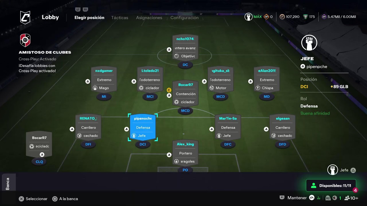 Clubes pro (NEXT) Buscando jugadores (jugaremos todo tipo de competencia)