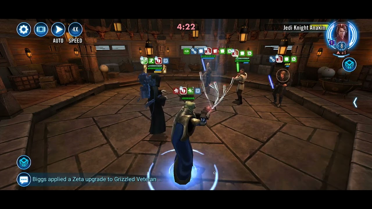 SEE vs QGJ gac 3v3 swgoh
