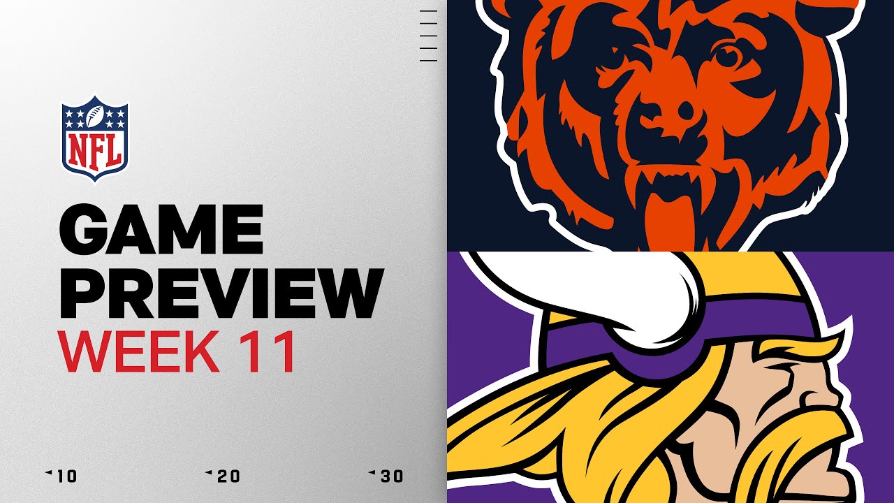 Chicago Bears vs Minnesota Vikings | Week 11 Game Preview