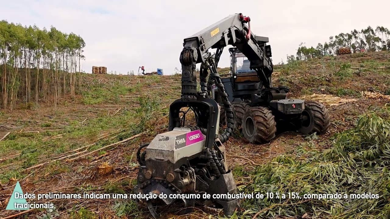 Harvester Logset Hybrid integra roadmap da descarboniza&ccedil;&atilde;o do setor florestal - Agenda transForm