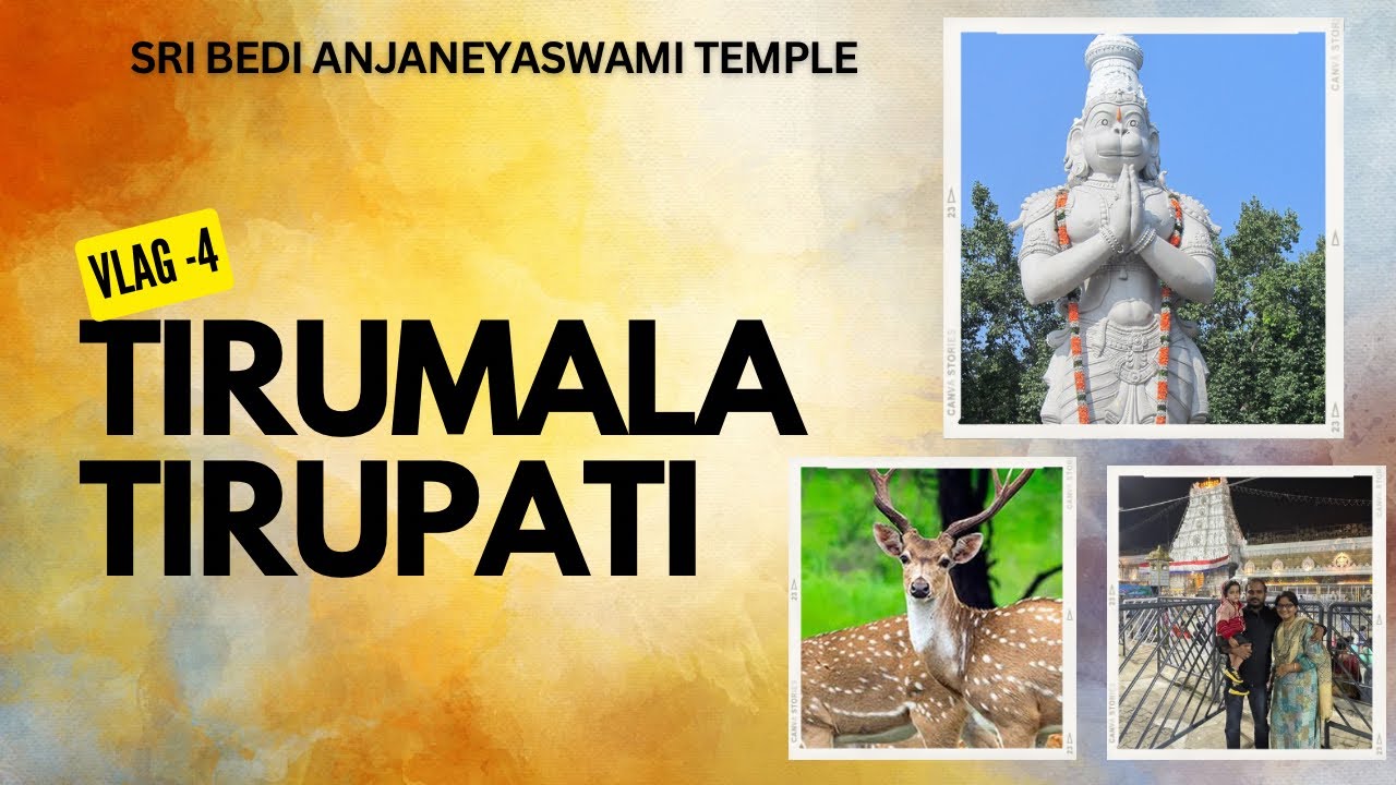 Sri Bedi Anjaneyaswami Temple | #vlog #anjaneya #hanuman #tirumalanews #tirupati #paramaguru #ttd