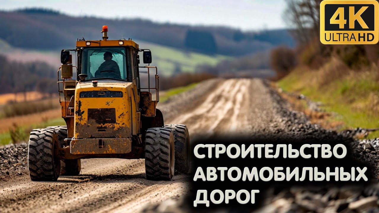▶️➤➤construction simulator➤ЩЕБЕНОЧНЫЕ ГРАВИЙНЫЕ РАБОТЫ➤стройка дороги➤Ultra  Gameplay 4K 60FPS