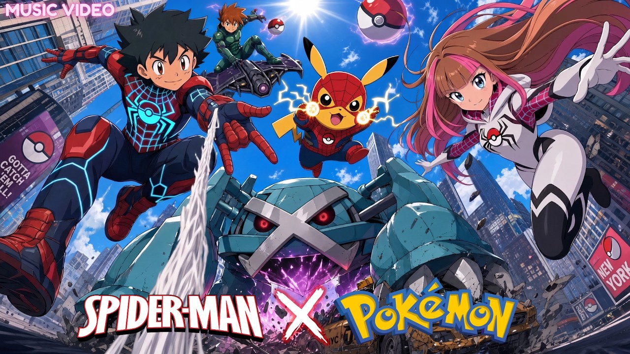 【アニポケ】Pok&eacute;mon x Spider-Man Crossover: 