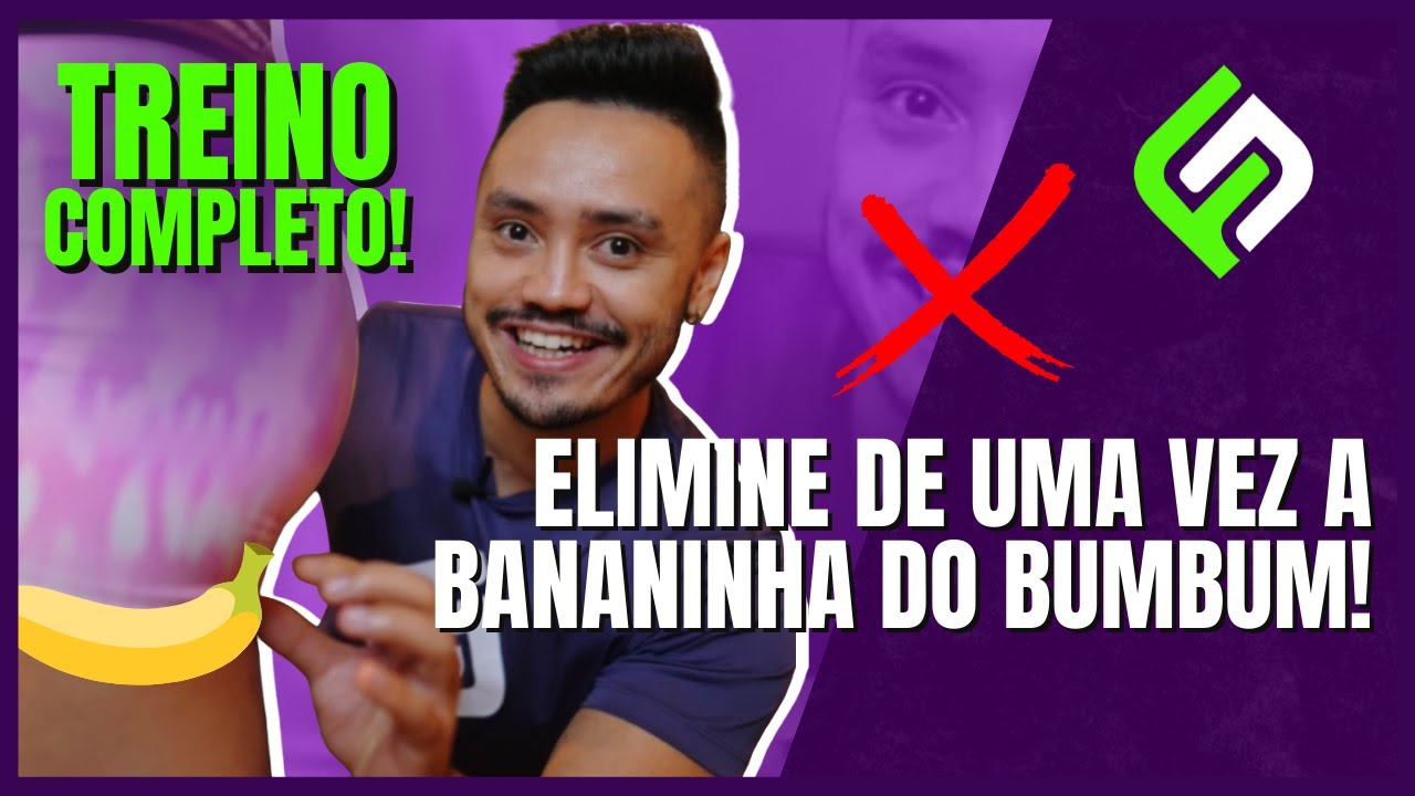Como perder a GORDURA embaixo do GLÚTEO  (TREINO COMPLETO para ACABAR com a BANANINHA do BUMBUM)