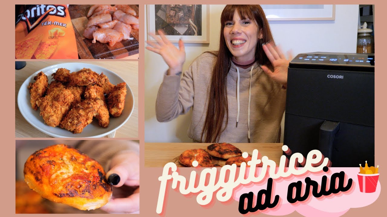 Pizza e pollo fritto ai Doritos 🍗🍕Provo per la prima volta COSORI Dual Blaze friggitrice ad aria