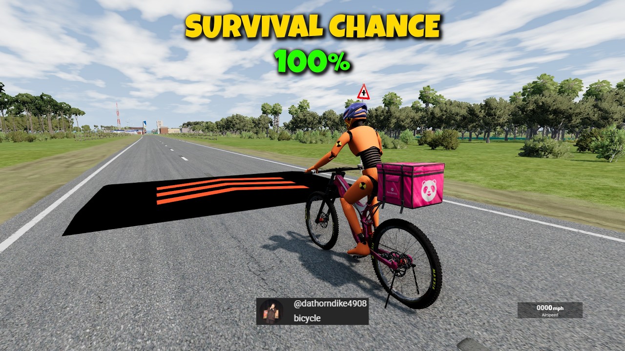 🚀0 to 600 MPH INSTANTLY! 💥 Survival Chance Experiment (BeamNG.drive)