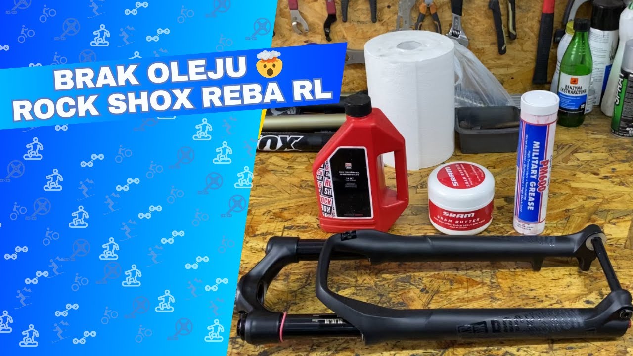 BRAK OLEJU ??? 😱 I CZYLI SERWIS ZEROWY ROCK SHOX REBA RL 50H I Clinic Bike 3.0