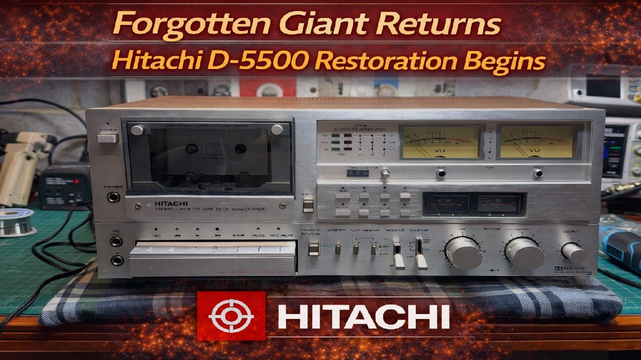 Forgotten Giant Returns | Hitachi D-5500 Restoration Begins