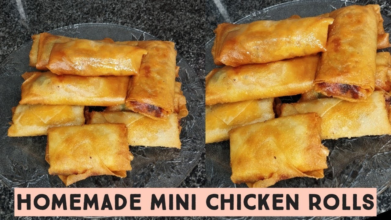 Crispy Homemade Mini Chicken Rolls – Easy & Delicious!