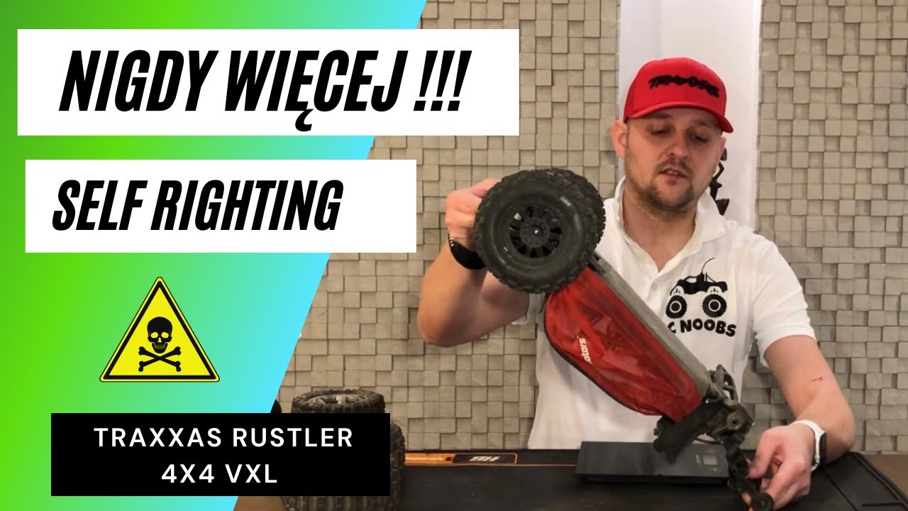 Self Righting  w modelu Traxxas Rustler 4x4 VXL - Nigdy więcej !!!