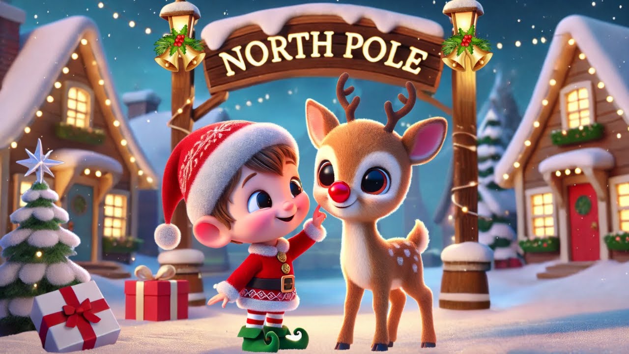 Rudolph the Red-Nosed Reindeer  🦌🔴 | Christmas songs for kids sing-a-long #christmas  #kids