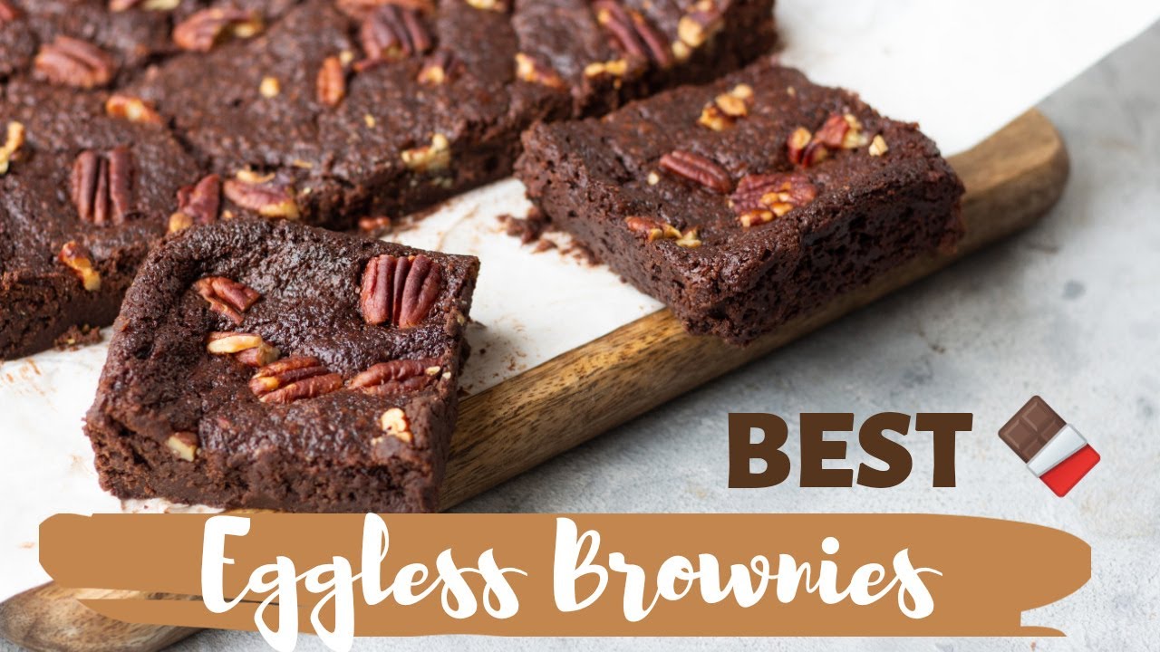 The BEST Eggless Fudgy Brownies | brownie recipe without eggs | Bake With Shivesh | Simple homemade