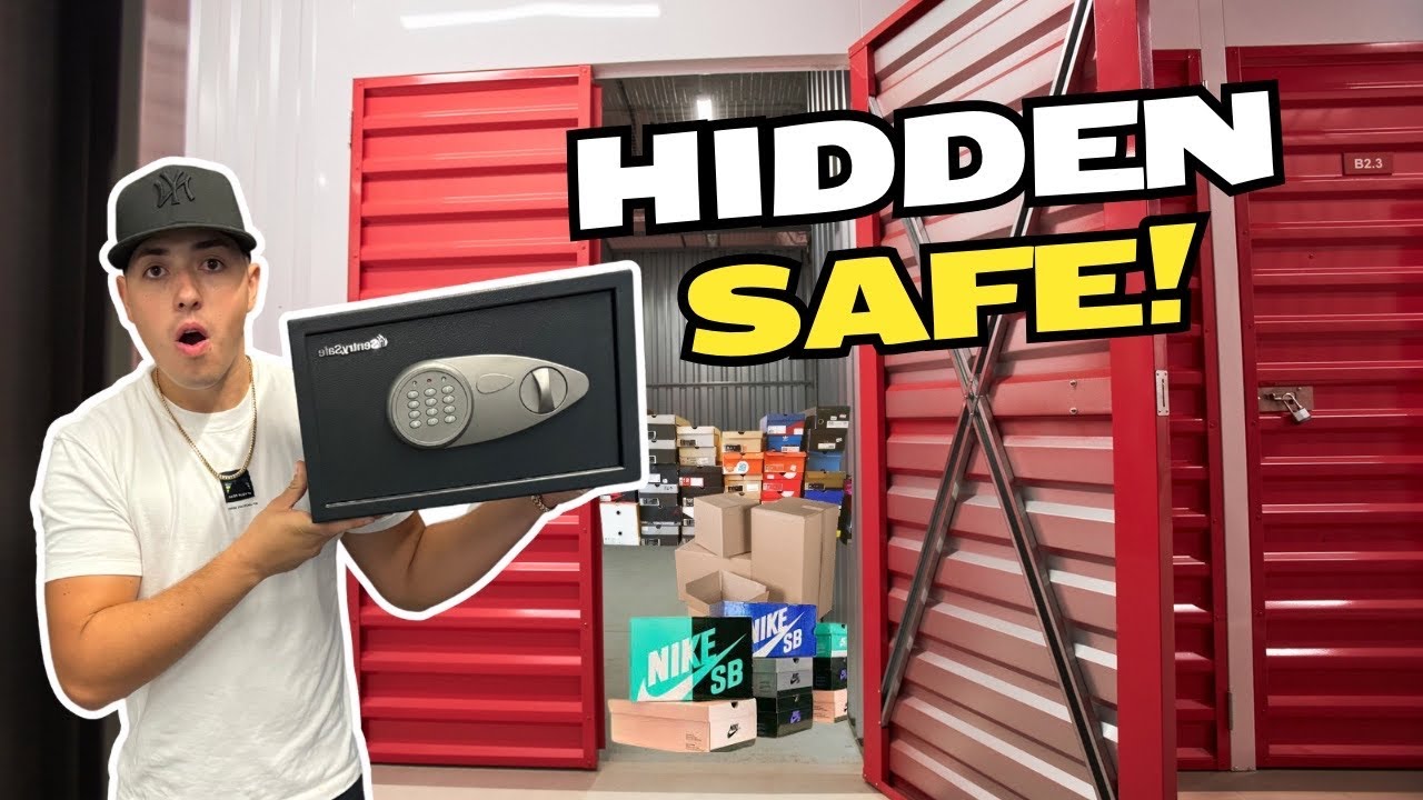 SAFE AND SNEAKERS FOUND IN THIS ABANDONED STORAGE UNIT!