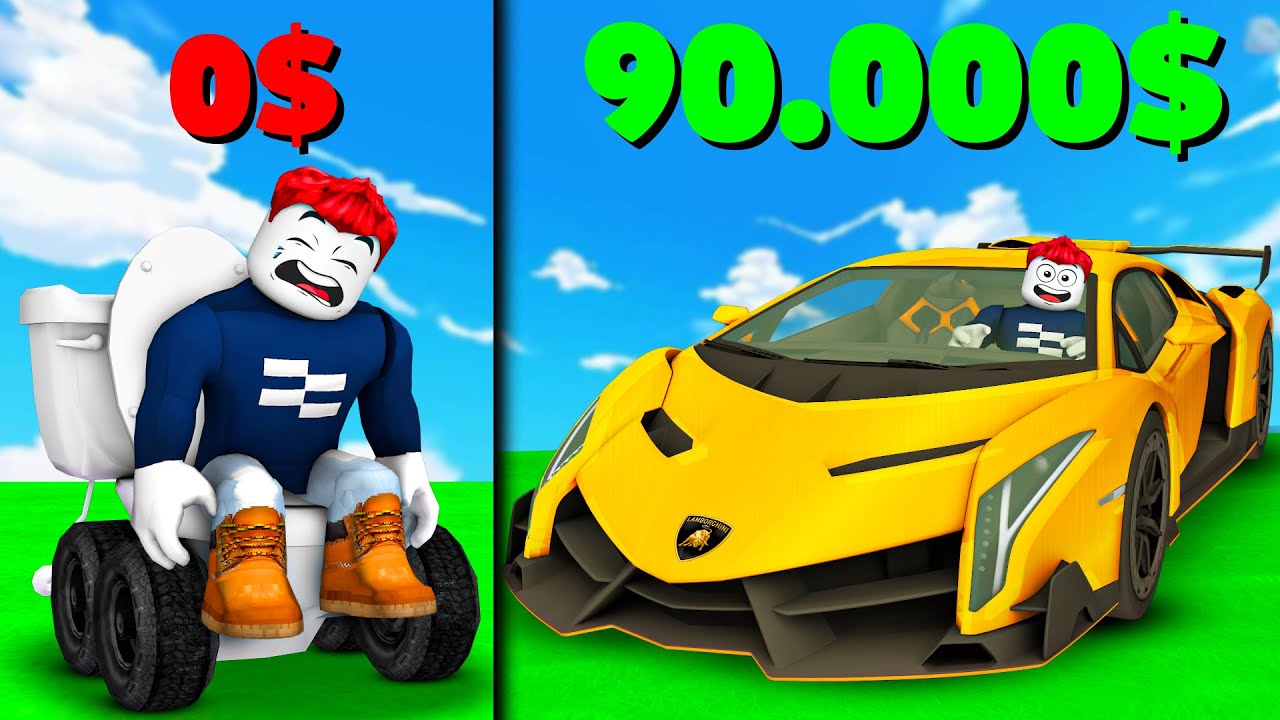 Vom 1$ AUTO zum GÖTTLICHEN AUTO in Roblox!