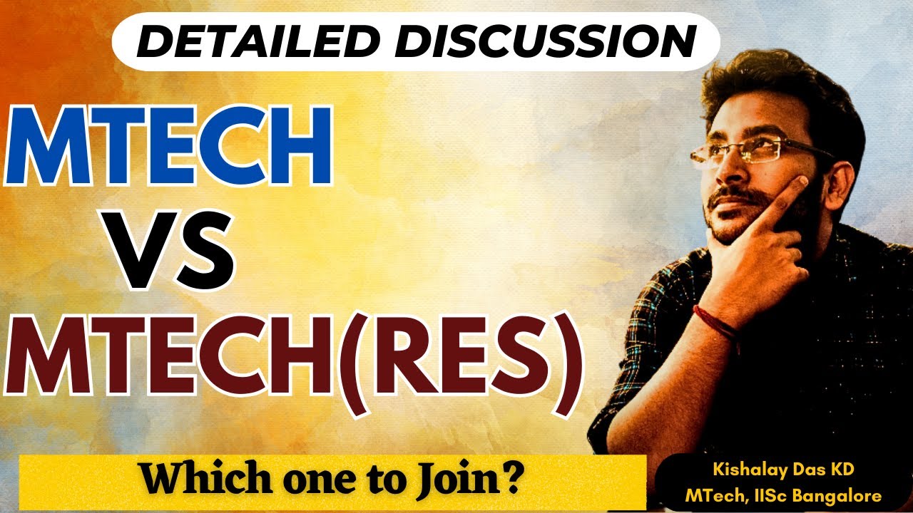 M.Tech vs. M.Tech (Research) – Key Differences & Best Choice Based on Your Rank