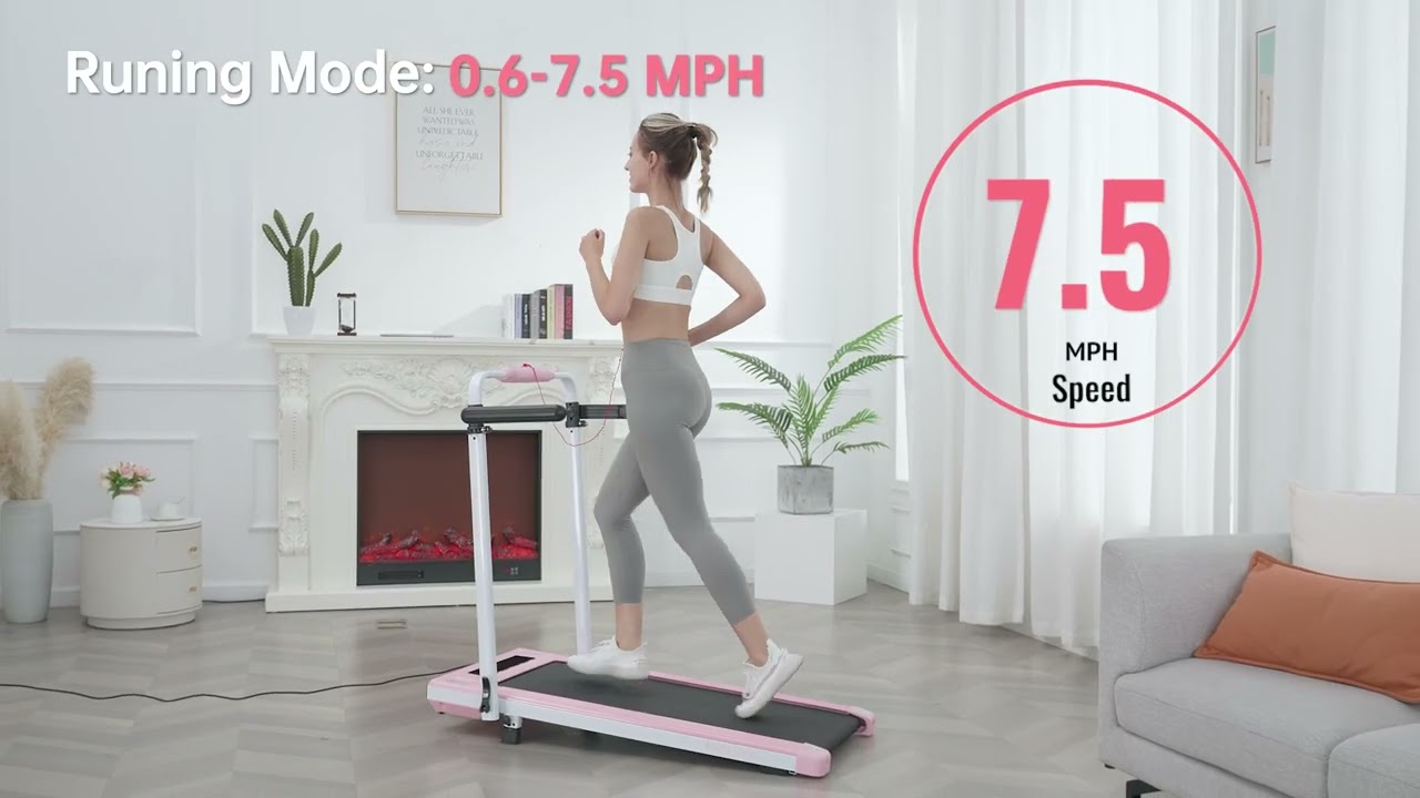 ANCHEER Walking Pad with Desk 47-50.5 Inch Adjustable Height