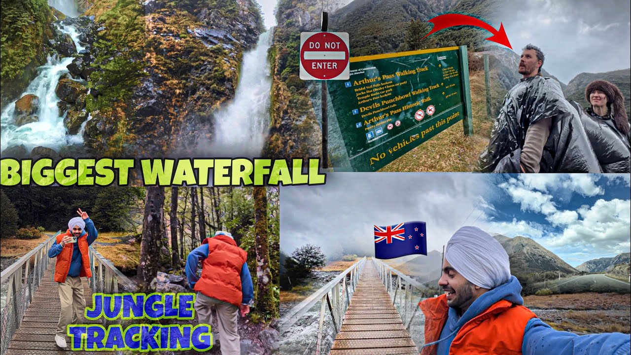 Biggest WaterFall Nz 🇳🇿Jungle Tracking🥶