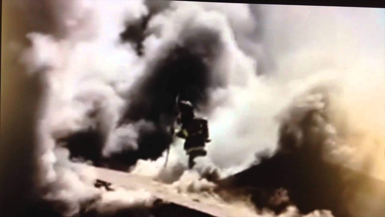 Fresno firefighter falls through roof of burning garage