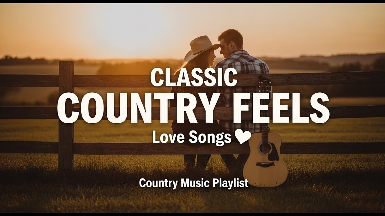Classic Country Feels 🎸Love Songs  Country Music Playlist Lyric Videos