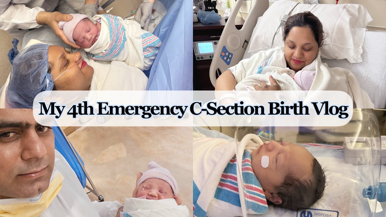 PAKISTANI MOM 4th Emergency C-Section and Birth Story And Vlog | Short NICU stay