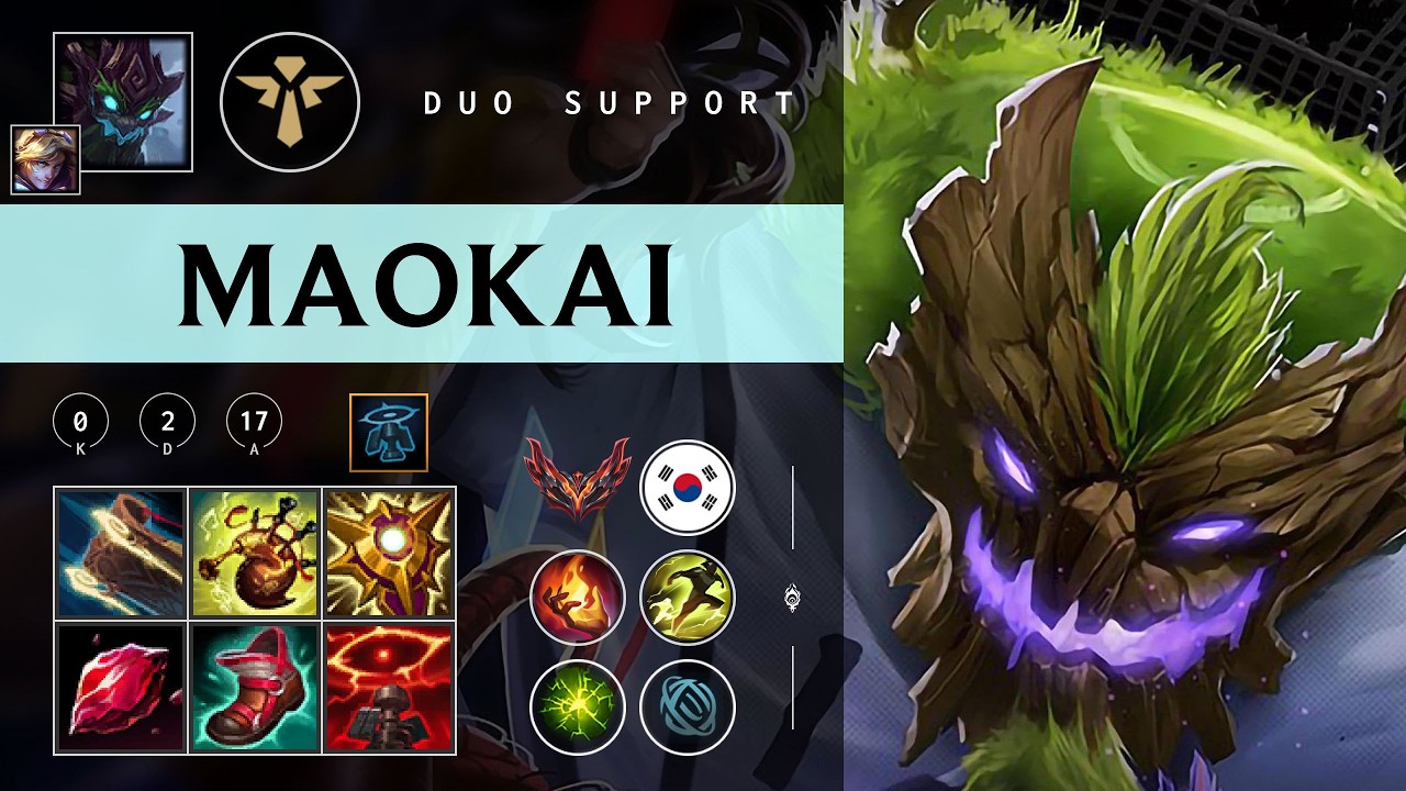 Maokai Support vs Alistar - KR Grandmaster Patch 26.04