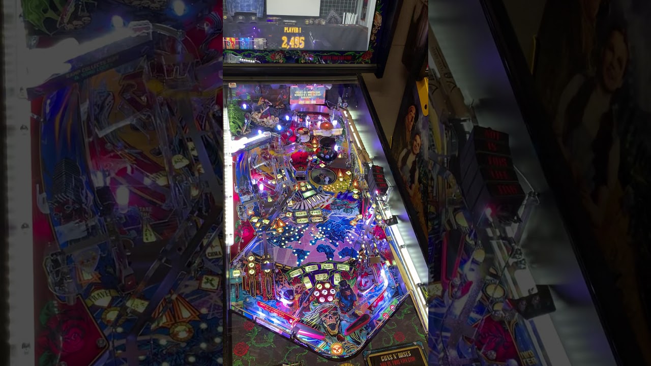 Guns N’ Roses SE pinball by Jersey Jack gameplay