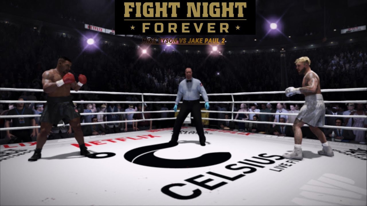 MIKE TYSON VS JAKE PAUL 2 - FIGHT NIGHT FOREVER GAMEPLAY