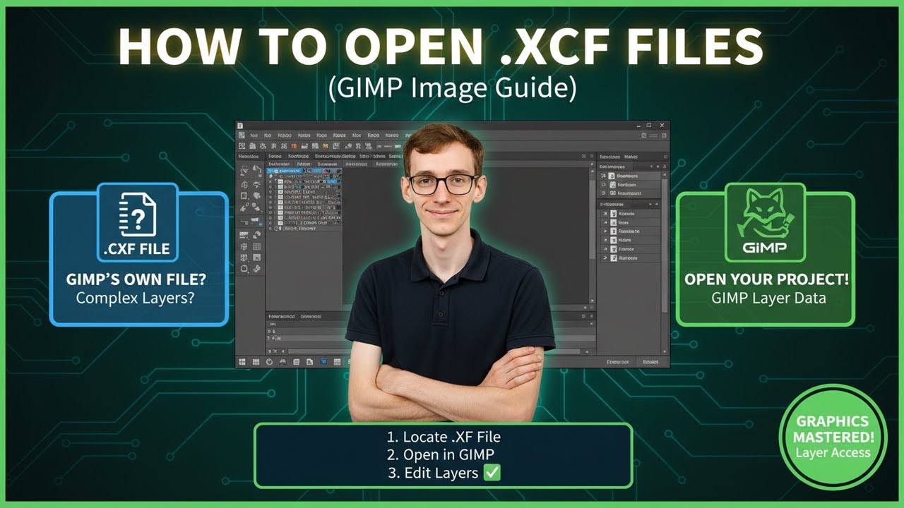 Как открыть файлы XCF (GIMP)