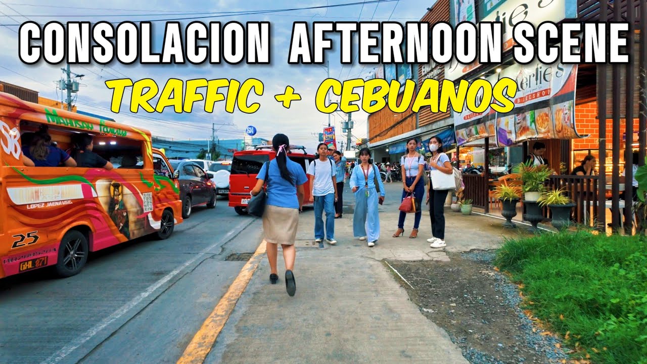 CONSOLACION IN THE AFTERNOON.  VIBRANT TOWN OUTSIDE OF METRO CEBU. WALKING TOUR