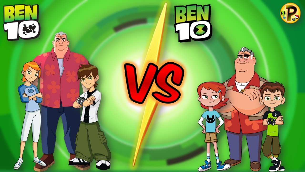 Ben 10 Classic VS Reboot Characters!
