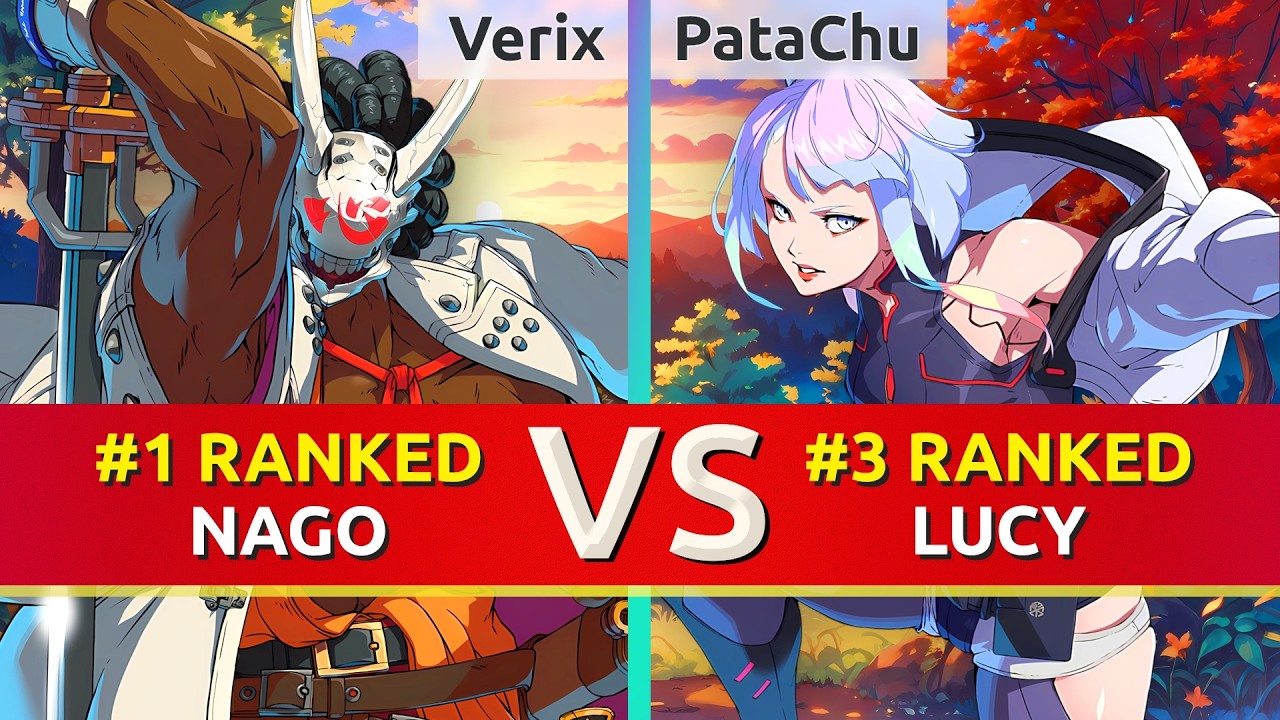 GGST ▰ Verix (#1 Ranked Nagoriyuki) vs PataChu (#3 Ranked Lucy). High Level Gameplay