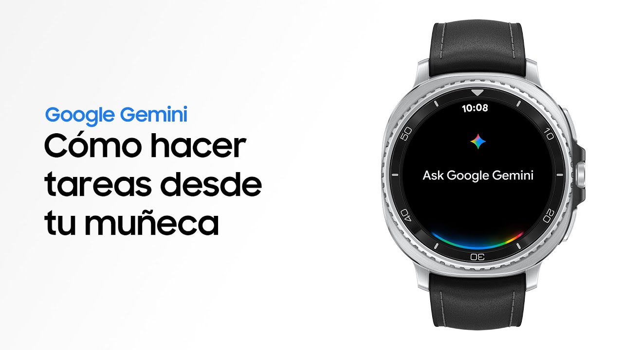 C&oacute;mo usar Google Gemini | Galaxy Watch8 Series | Samsung