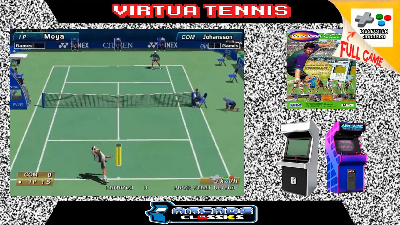 Virtua Tennis - Arcade [Longplay]