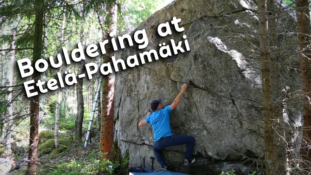 Bouldering at Etel&auml;-Paham&auml;ki (Pori, Finland)