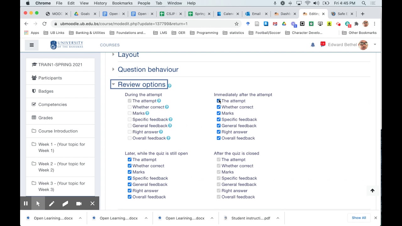 Configure Moodle to Use Safe Exam Browser