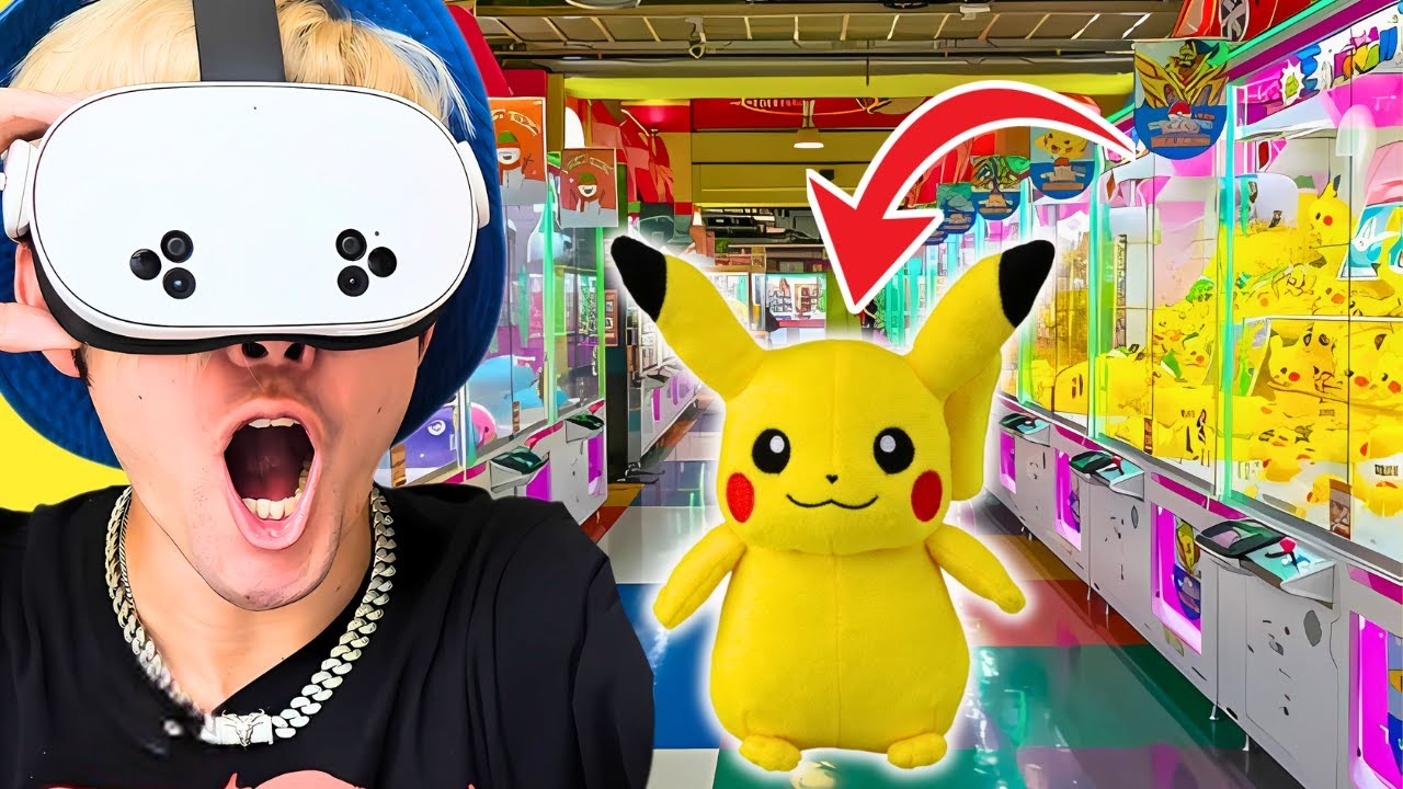 INSANE JAPANESE CLAW MACHINE VR EXPERIENCE!!!