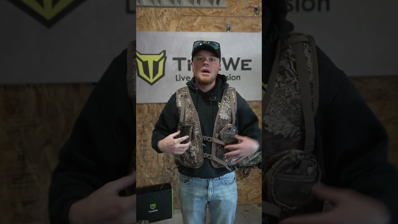 🏃&zwj;♂️The TideWe Run & Gun Turkey Vest&mdash;designed for hunters always on the move.#TideWe #TurkeyHunting