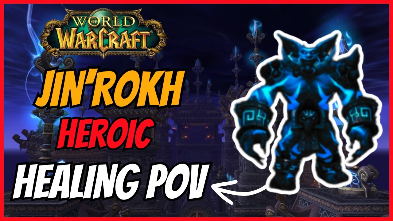 HEROIC JIN'ROKH 10 Man | Disc Priest Healing PoV | ToT | Mists of Pandaria