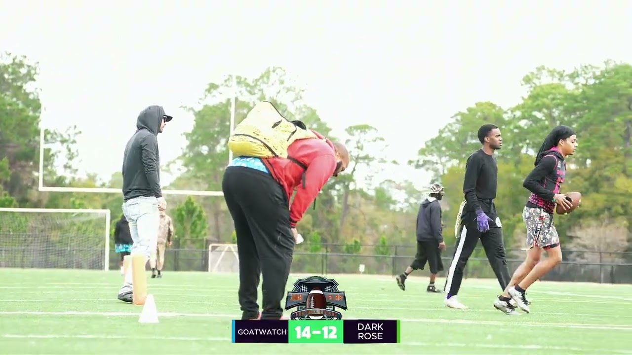 WEEK 2 JAX FLAG FOOTBALL LEAGUE SEASON 61: GOATWATCH vs DARK ROSE