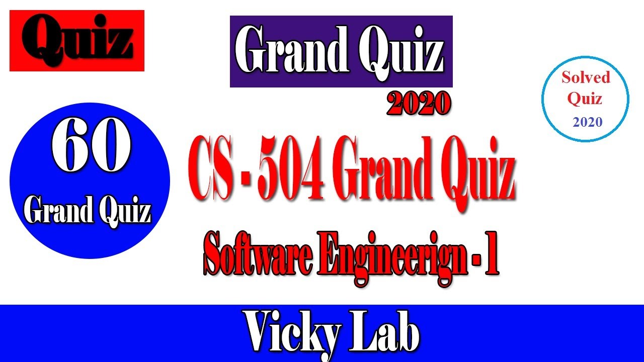 CS - 506 Current Grand Quiz 2020 ll Midterm Grand Quiz CS 506 by vickylab