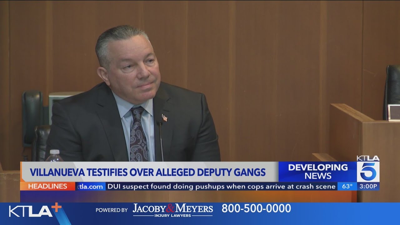 Former L.A. County Sheriff Alex Villanueva grilled over deputy gangs